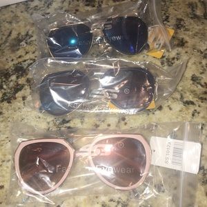 Set of 3 brand new sunglasses